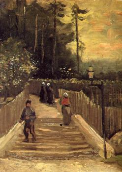 Vincent Van Gogh : A Path in Montmartre